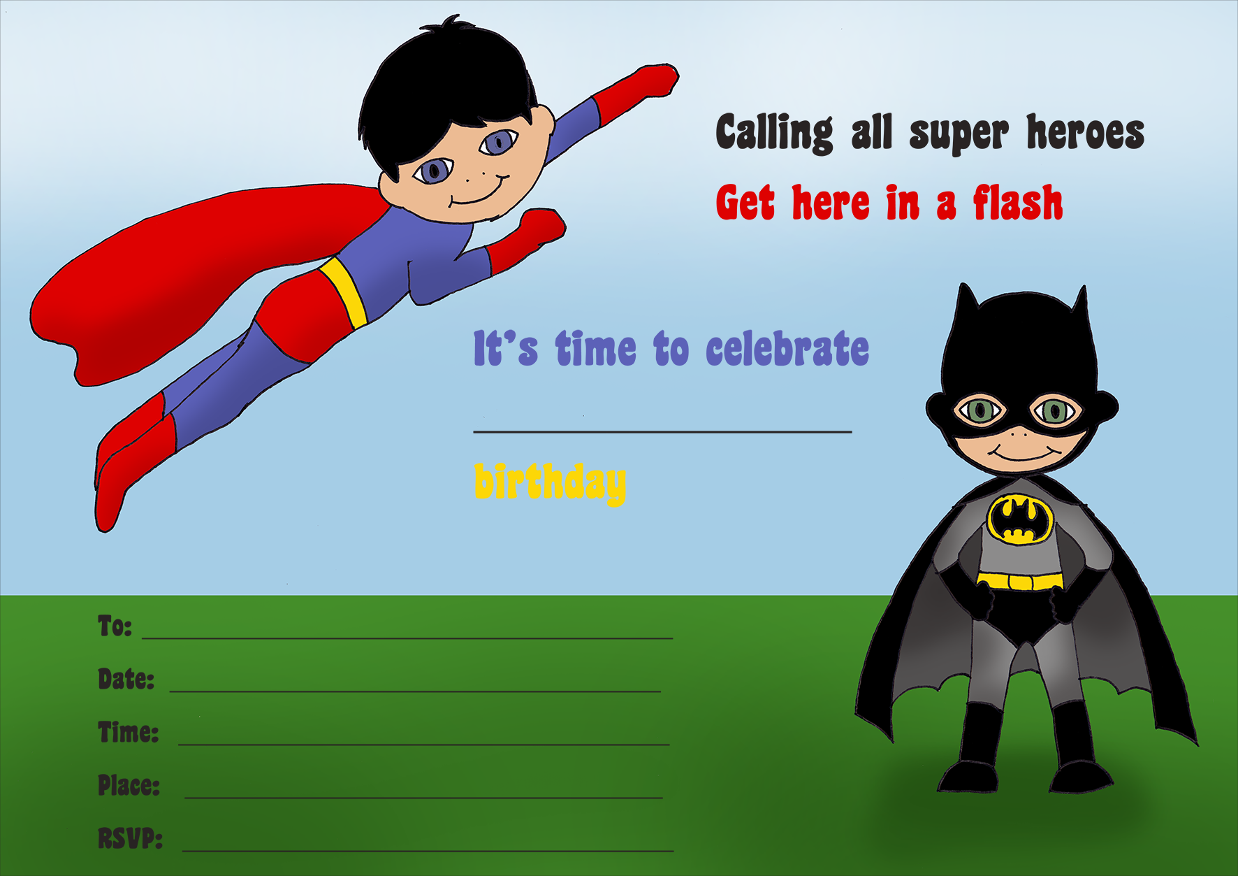 Free Birthday Invitations to Print for Kids: Choose Your Theme